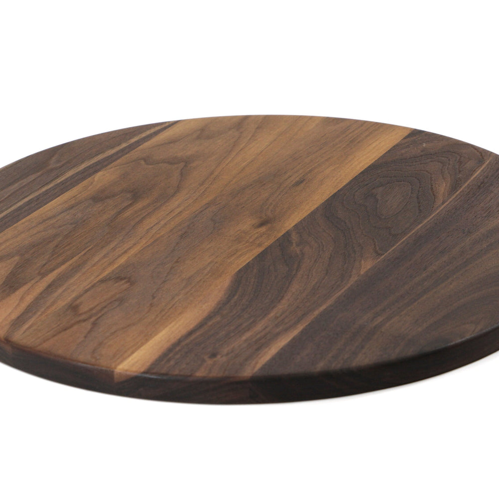 
                  
                    Large Walnut Round Cheese Board, 18 Inch Round Cutting Board with Juice Groove Black Walnut, Large Walnut Round Charcuterie Board
                  
                
