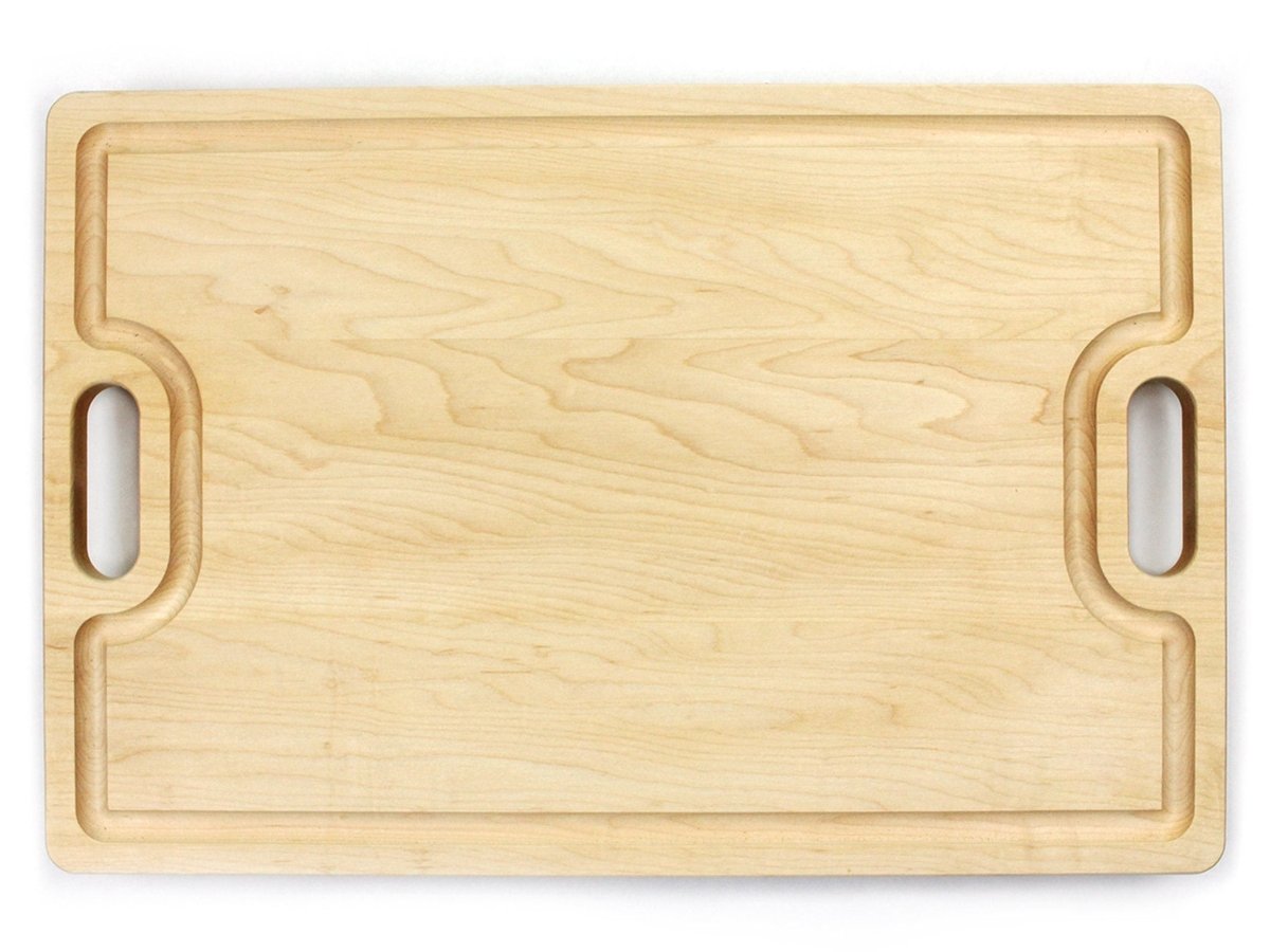 
                  
                    Large Cutting Board With Handles and Juice Groove 18x12, Walnut Reversible Wood Cutting Board, Doubles as a Wooden Serving Tray With Handles - Country Life Natural Foods
                  
                