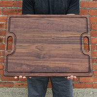 
                  
                    Extra Large Walnut Cutting Board 24" x 18", With Juice Groove, Father's Day Gift, Wedding Gift, Anniversary Gift, 100% Made in the USA
                  
                
