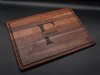 
                  
                    Extra Large Walnut Cutting Board, 24"x18" Charcuterie Serving Tray, Customizable Wedding Board, 100% Made in the USA
                  
                