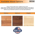Large Wood Cutting Board With Thumb Hole and Juice Groove 18x12 Inches, Wood Cheese Board, Wooden Chopping Board, 100% Made in the USA, - Country Life Natural Foods