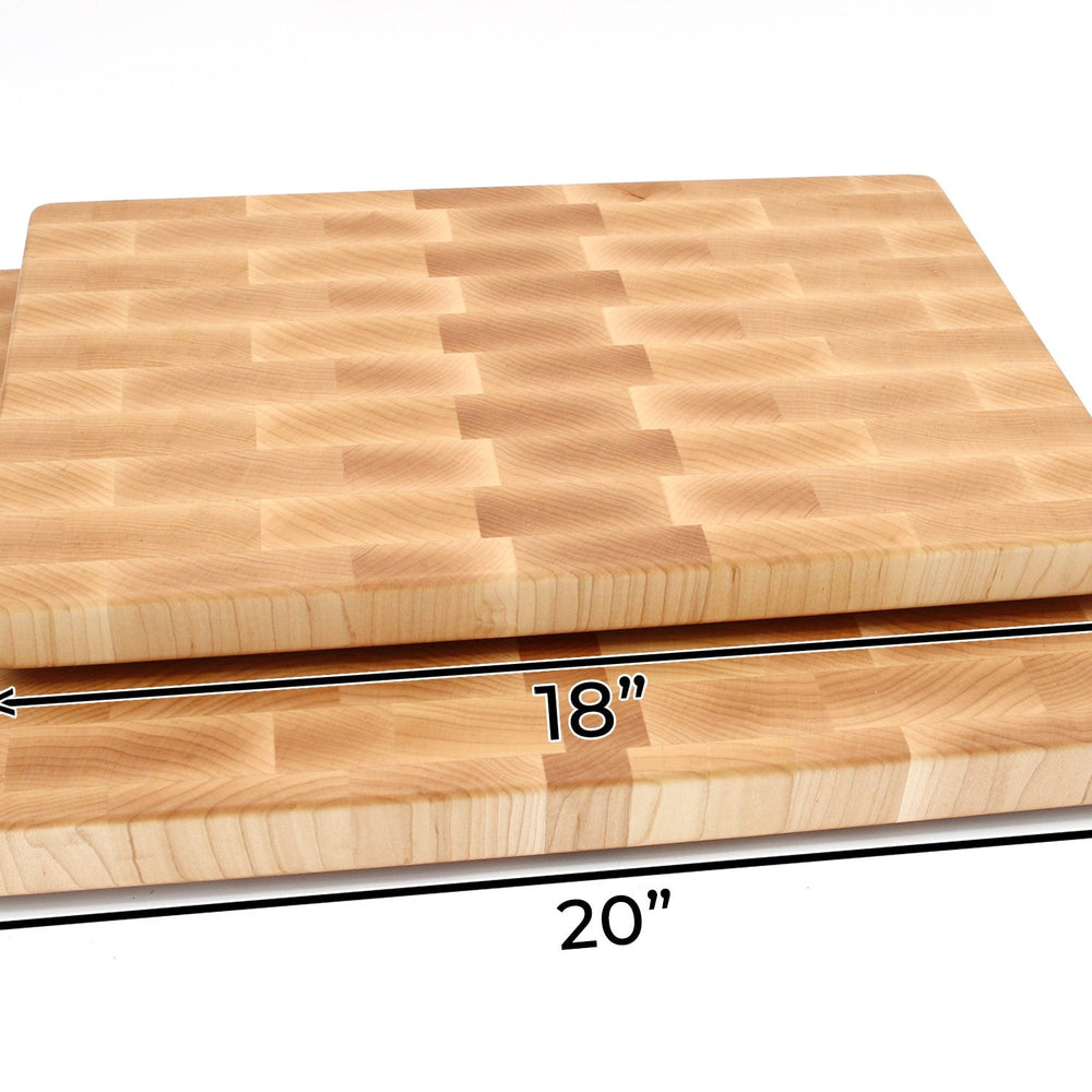
                  
                    Maple Large End Grain Cutting Board, Maple Butcher Block with Rubber Feet, Wedding Gift, Anniversary Gift, Father's Day Gift, USA Made
                  
                
