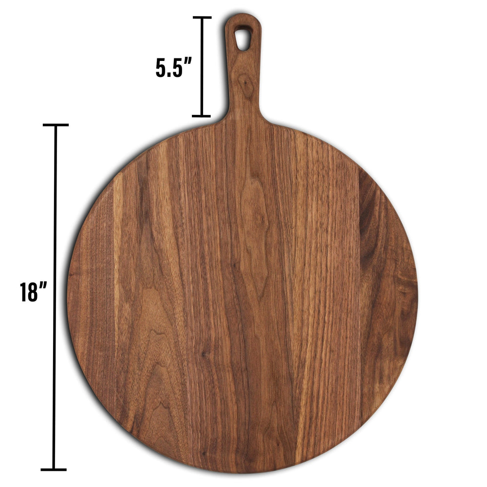 
                  
                    Walnut Paddle Cutting Board With Handle, Walnut Cutting Board With Handle, Charcuterie Board With Handle Handmade in the USA
                  
                