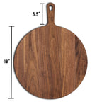 Walnut Paddle Cutting Board With Handle, Walnut Cutting Board With Handle, Charcuterie Board With Handle Handmade in the USA, - Country Life Natural Foods