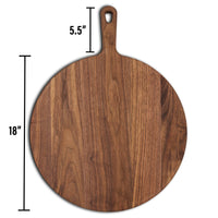
                  
                    Walnut Paddle Cutting Board With Handle, Walnut Cutting Board With Handle, Charcuterie Board With Handle Handmade in the USA
                  
                