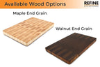 Wedding Gift, Extra Large End Grain Walnut Cutting Board, End Grain Butcher Block with Rubber Feet, Mother's Day, Anniversary Gift, USA Made, - Country Life Natural Foods