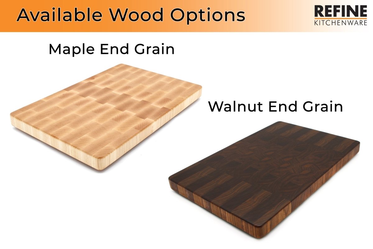 Large End Grain Walnut Cutting Board, Walnut Butcher Block with Rubber Feet, Up to 2” Thick, Wedding Gift, Anniversary Gift, USA Made, - Country Life Natural Foods