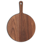 XL Walnut Paddle Cutting Board With Handle, Round Charcuterie Board, Wedding Gift, Charcuterie Board With Handle, 100% Handmade in the USA, - Country Life Natural Foods
