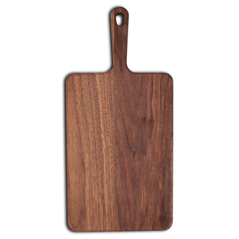 
                  
                    Walnut Paddle Cutting Board With Handle, Walnut Cutting Board With Handle, Charcuterie Board With Handle, 100% Handmade in the USA
                  
                