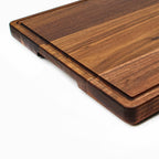 1.25” Thick Extra Large Wood Cutting Board with Feet, Pocket Handles and Juice Groove, 24x18”x1.25 Inches Thick, Gift For Dad, 100% USA Made, - Country Life Natural Foods