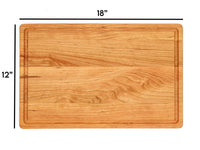 
                  
                    Large Cherry Wood Cutting Board With Juice Groove 18 x 12 Inches, Cherry Charcuterie Board, Cherry Cheese Board, Father's Day, 100% USA Made
                  
                