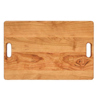 
                  
                    Large Cherry Wood Cutting Board With Juice Groove and Handles 18 x 12 Inches, Cherry Charcuterie Board, Cherry Cheese Board, 100% USA Made
                  
                