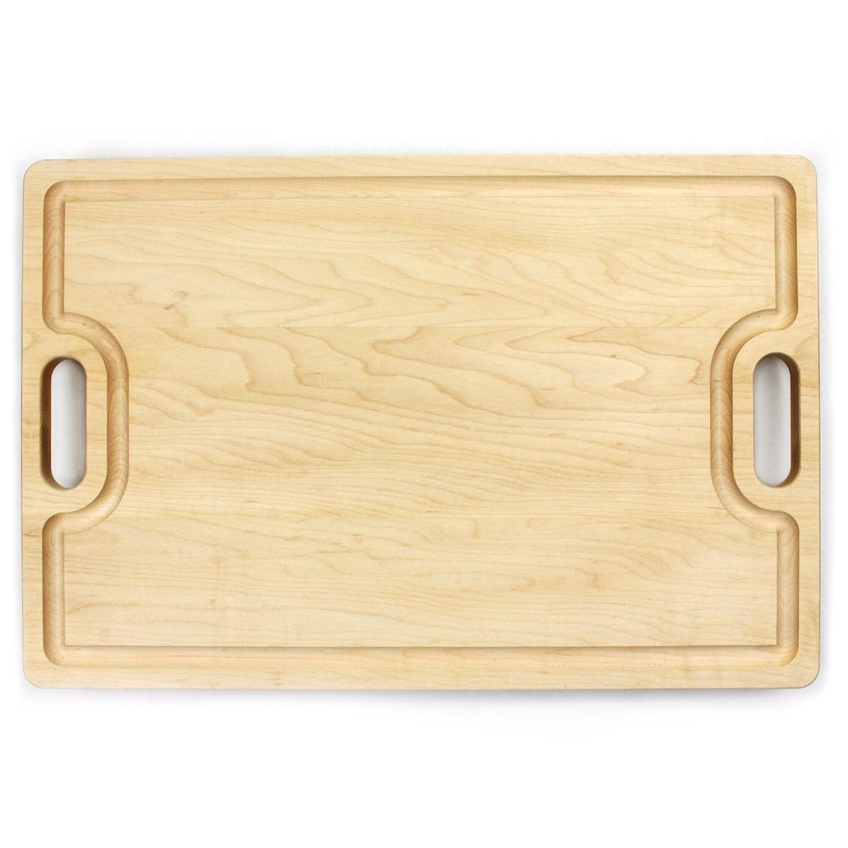 Large Cherry Wood Cutting Board With Juice Groove and Handles 18 x 12 Inches, Cherry Charcuterie Board, Cherry Cheese Board, 100% USA Made, - Country Life Natural Foods