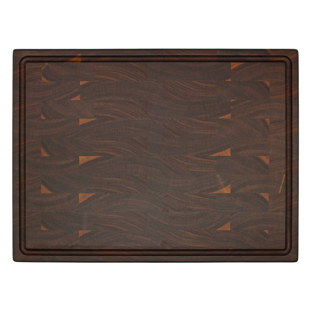 
                  
                    Large End Grain Walnut Cutting Board with Juice Groove, Butcher Block with Rubber Feet, Up to 2” Thick, Wedding Gift, Gift for Dad, USA Made
                  
                