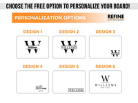 
                  
                    Large End Grain Calico Walnut Cutting Board, Walnut Butcher Block with Rubber Feet, Up to 2” Thick, Wedding Gift, Anniversary Gift, USA Made
                  
                