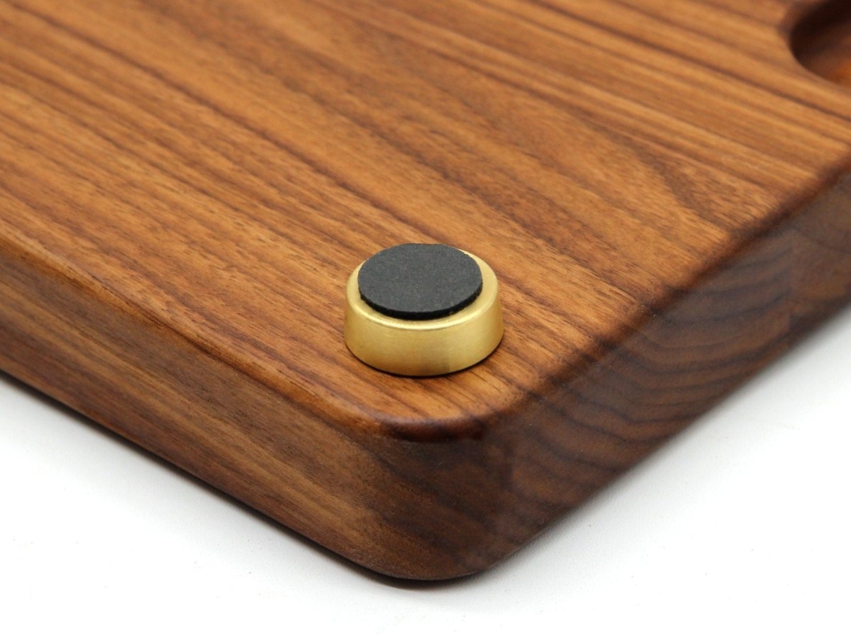 Premium Brass Cutting Board Feet - Set of 4, Includes Non - Slip Pads, and Phillips Screws. 1