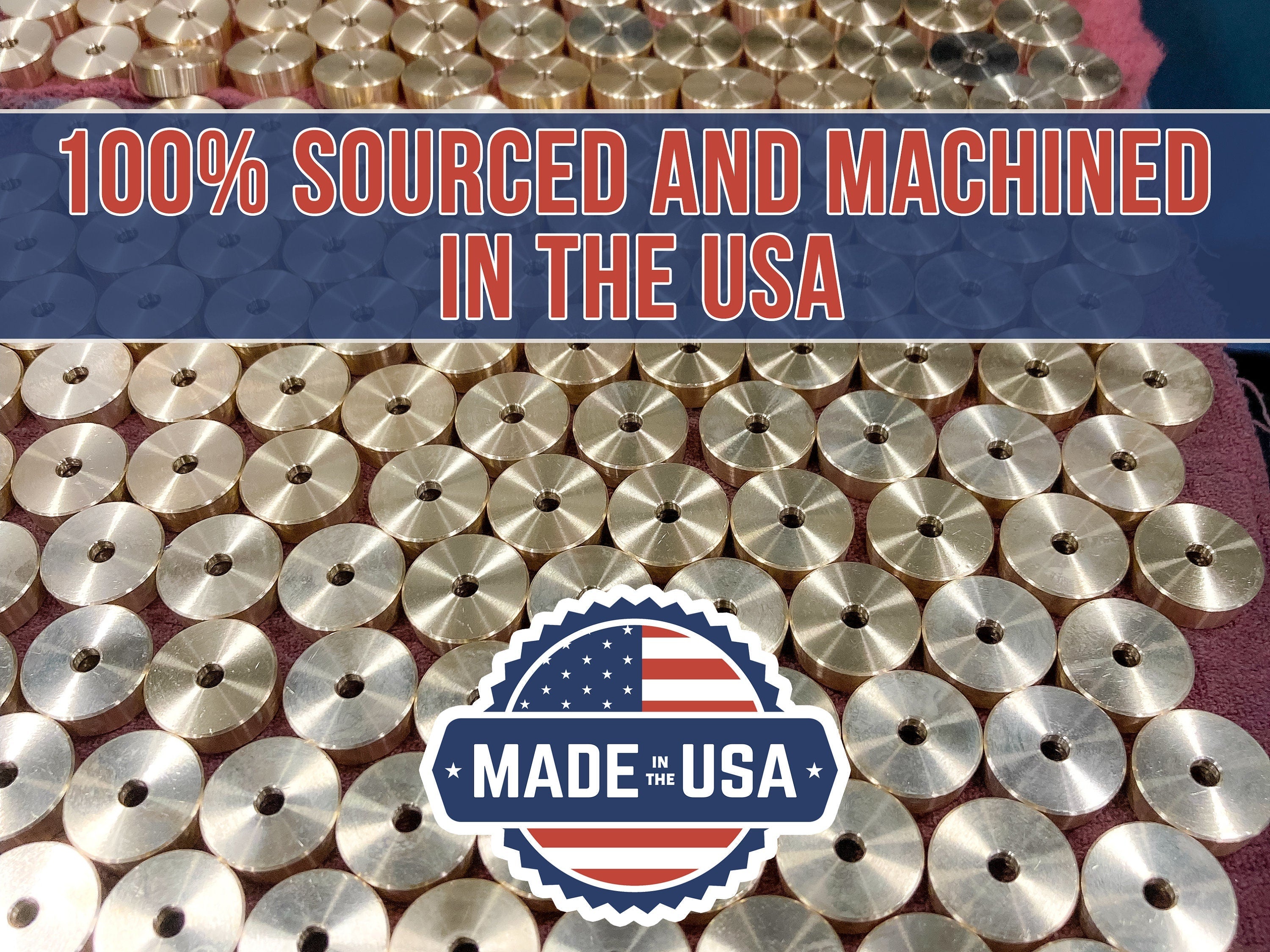 Premium Brass Cutting Board Feet - Set of 4, Includes Non-Slip Pads, and Phillips Screws. 1