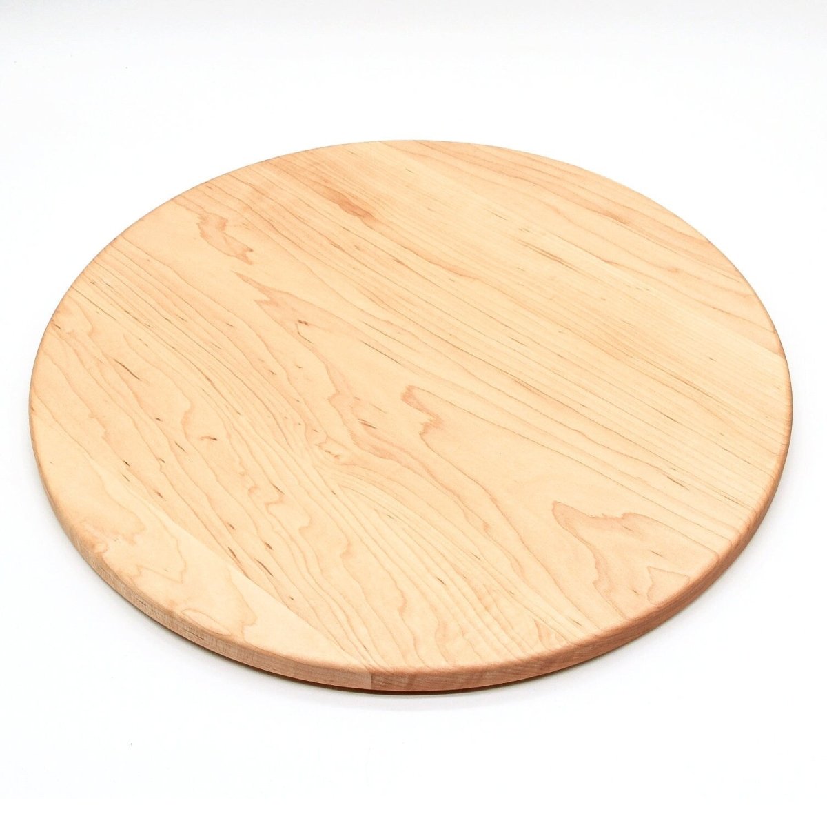 Large Walnut Round Cheese Board, 18 Inch Round Cutting Board with Juice Groove Black Walnut, Large Walnut Round Charcuterie Board - Country Life Natural Foods