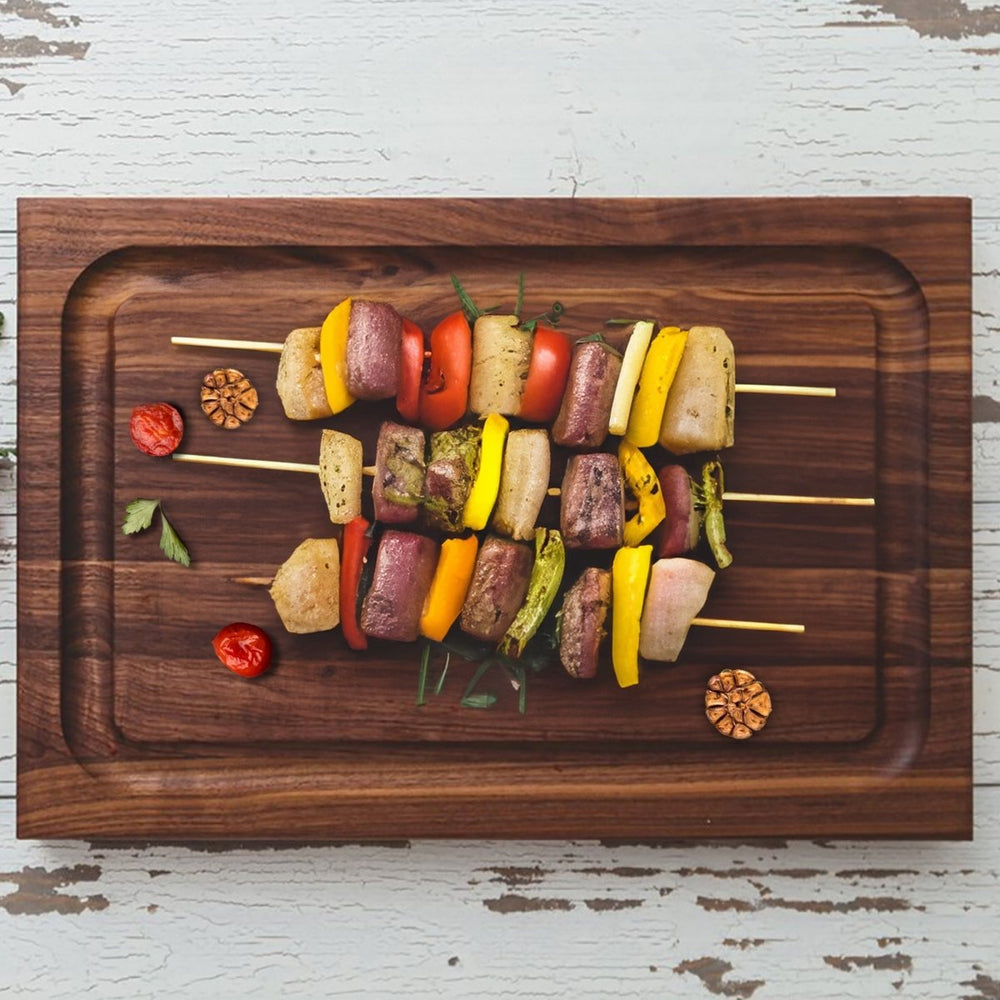 
                  
                    John Boos BBQ Collection Reversible Wood Cutting Board w/Juice Groove, Walnut - Country Life Natural Foods
                  
                