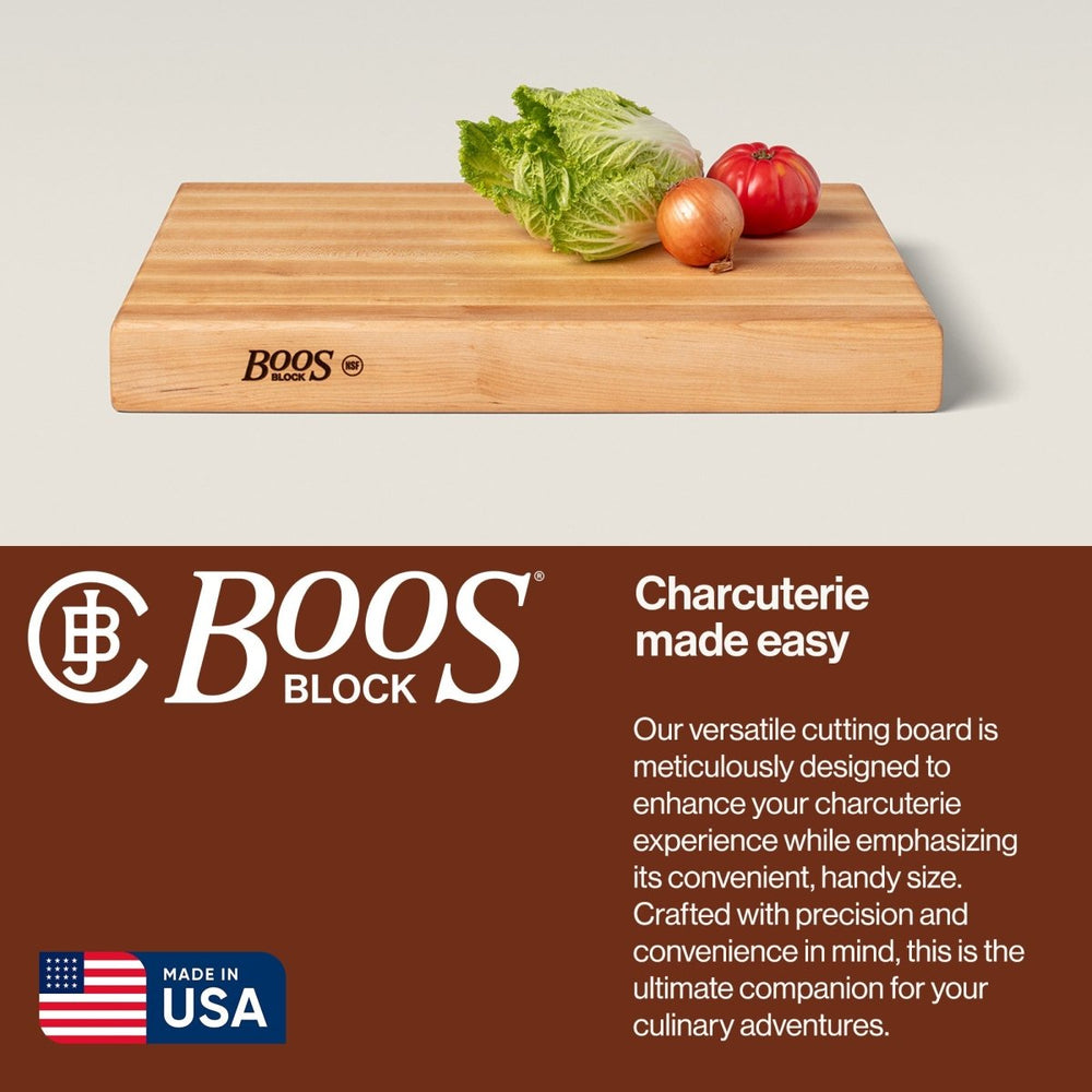 
                  
                    John Boos Maple Wood Bamboo End Grain Cutting Board for Kitchen Prep, 20" x 15" x 2.25" - Country Life Natural Foods
                  
                