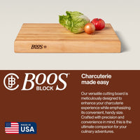 
                  
                    John Boos Maple Wood Bamboo End Grain Cutting Board for Kitchen Prep, 20" x 15" x 2.25" - Country Life Natural Foods
                  
                