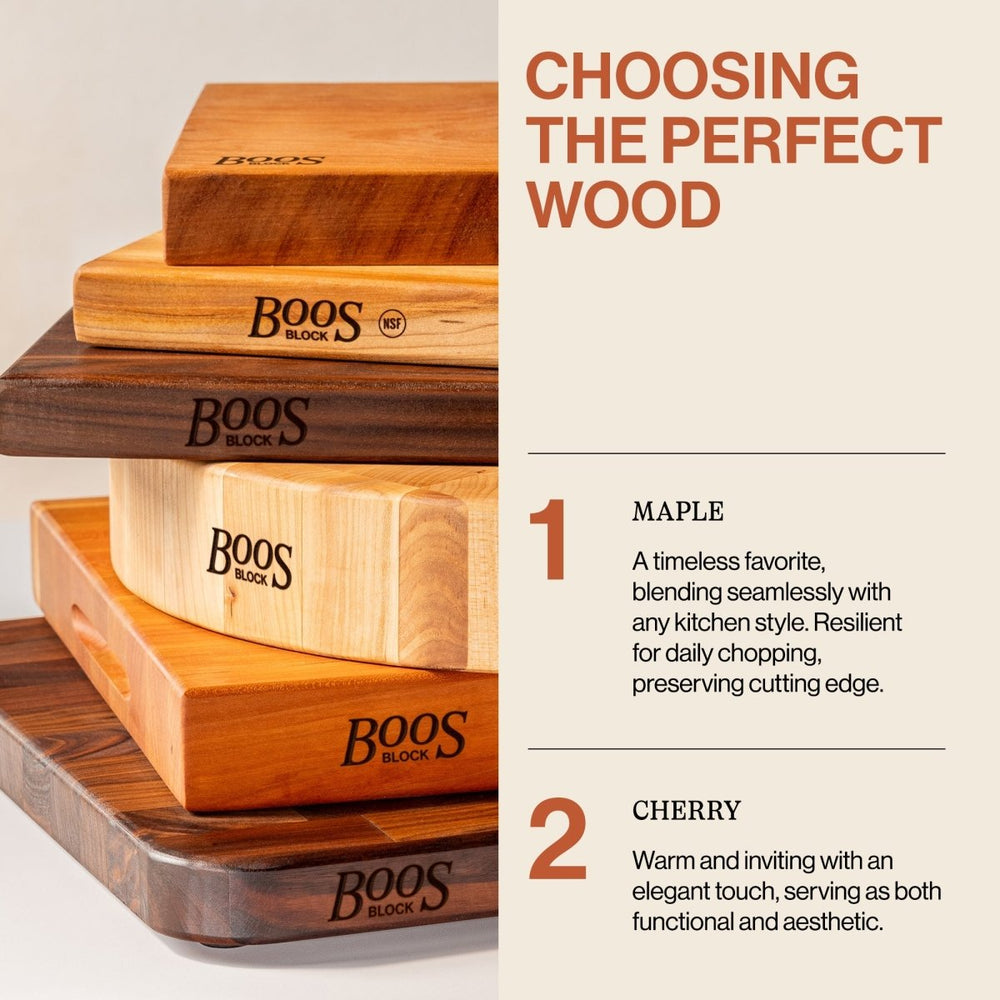
                  
                    John Boos Maple Wood Edge Grain Cutting Board for Kitchen Prep, 18" x 12" x 2.25" - Country Life Natural Foods
                  
                