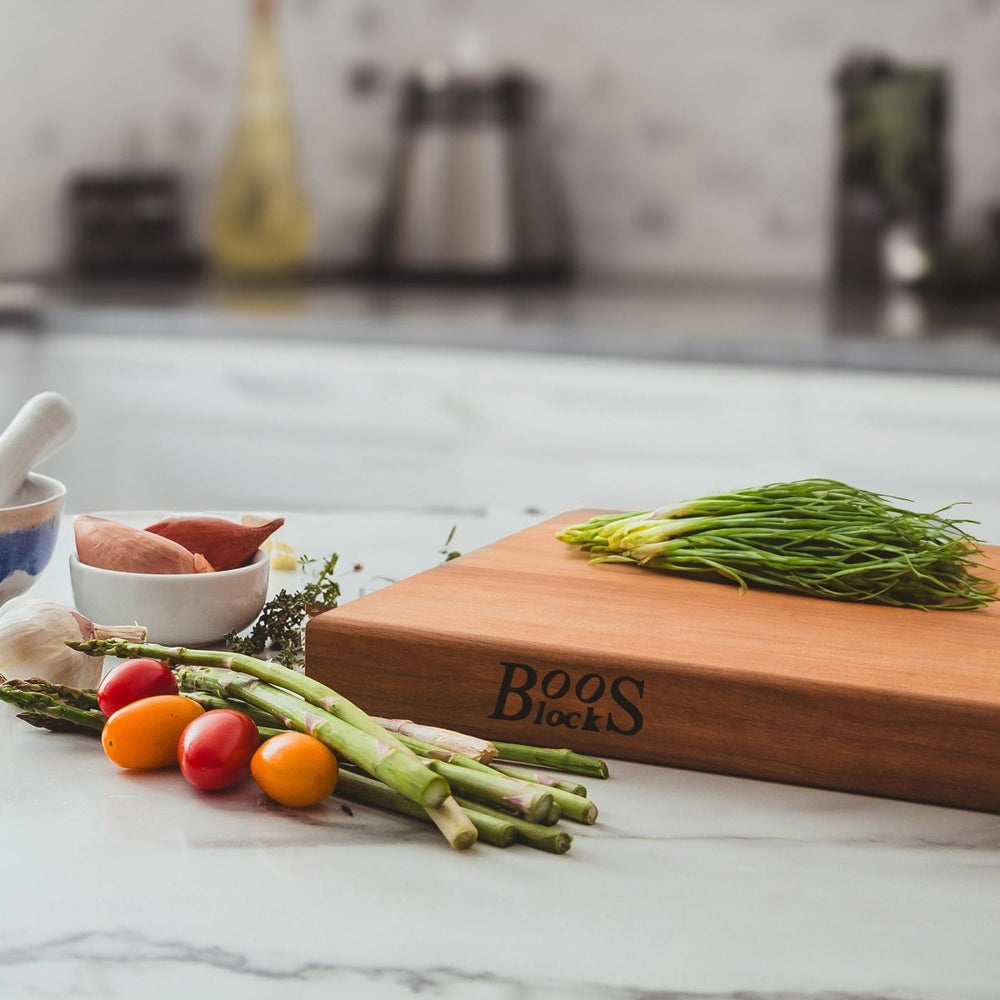 
                  
                    John Boos Cherry Wood Edge Grain Reversible Cutting Board, 18 x 12 x 1.5 Inches - Country Life Natural Foods
                  
                