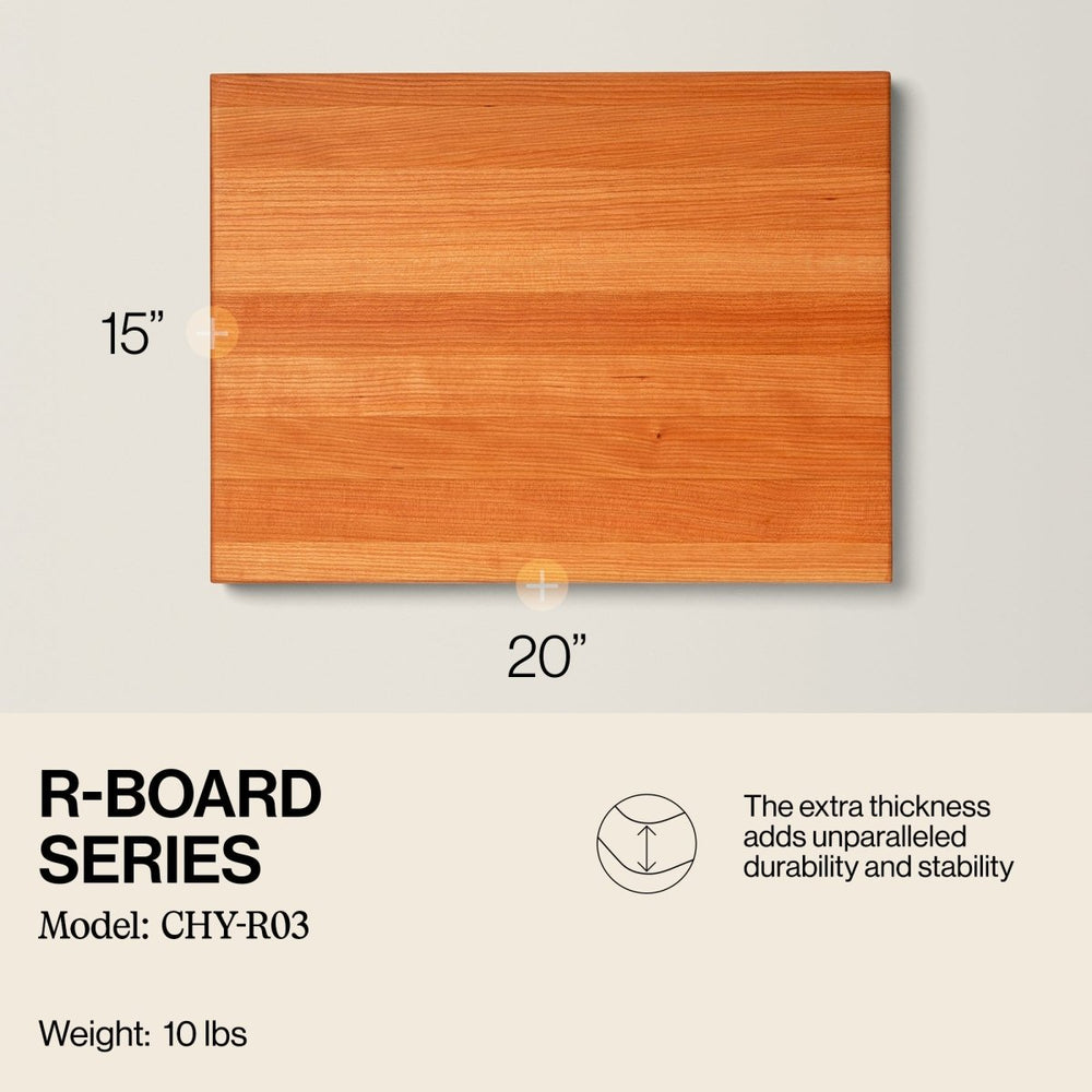 
                  
                    John Boos Cherry Wood Edge Grain Reversible Cutting Board, 20 x 15 x 1.5 Inches - Country Life Natural Foods
                  
                