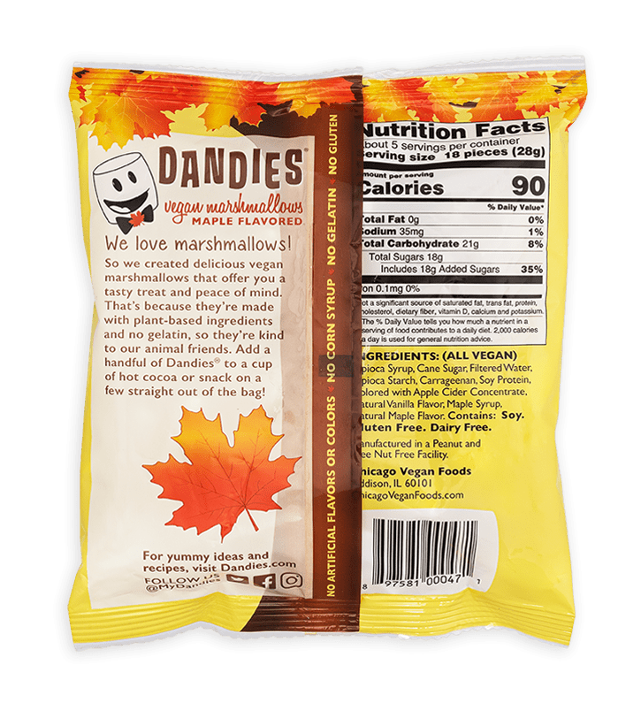 
                  
                    Marshmallows, Dandies, Vegan, Maple (Mini) - Country Life Natural Foods
                  
                