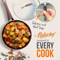 
                  
                    NutriChef Nonstick Cooking Kitchen Cookware Pots and Pans, 20 Piece Set, AGold - Country Life Natural Foods
                  
                