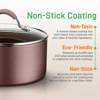 
                  
                    NutriChef Nonstick Cooking Kitchen Cookware Pots and Pans, 20 Piece Set, AGold - Country Life Natural Foods
                  
                