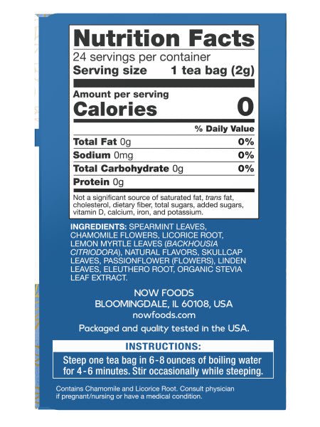 Herbal Tea, NOW - Country Life Natural Foods