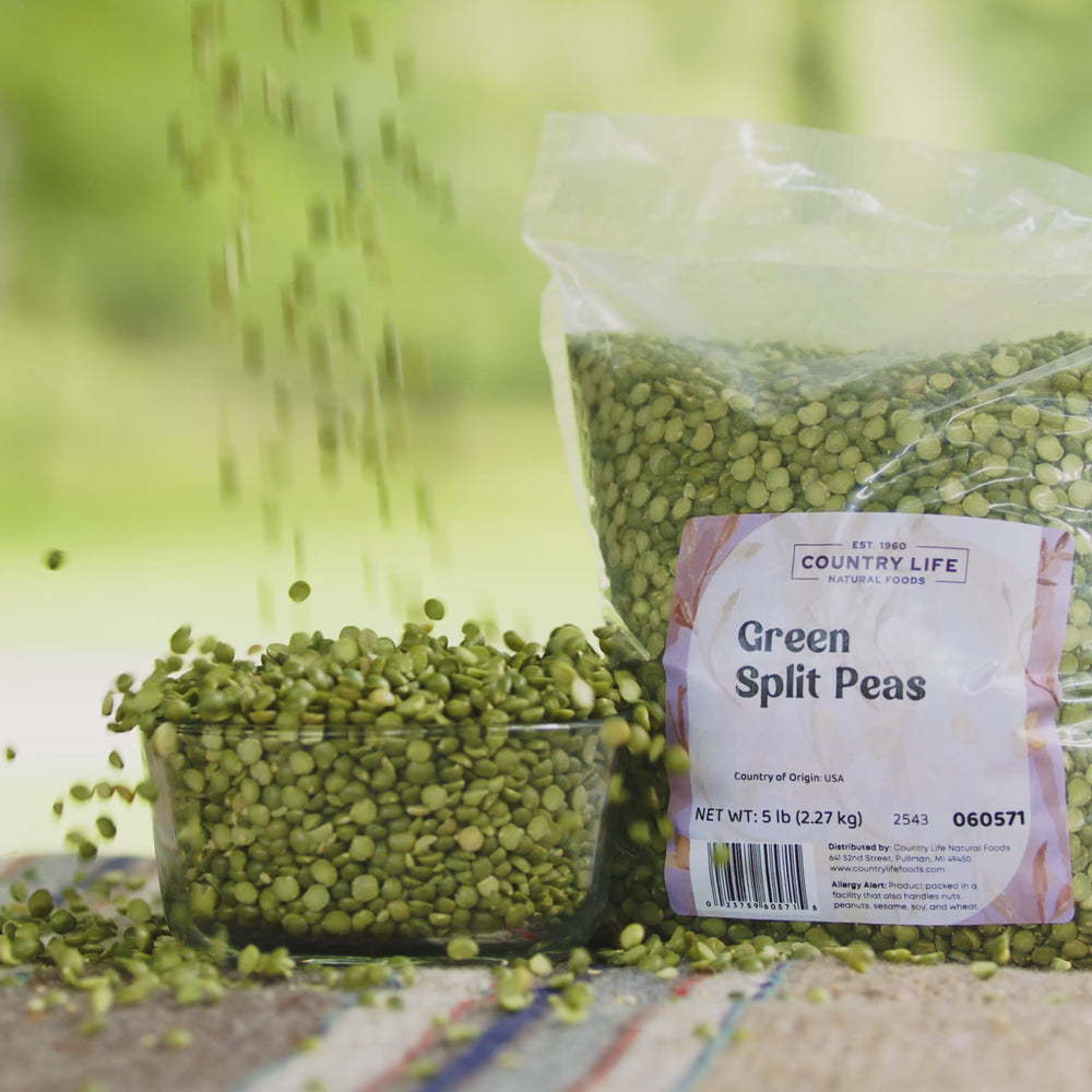 
                  
                    Load and play video in Gallery viewer, Peas, Green, Split
                  
                