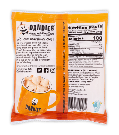 
                  
                    Marshmallows, Dandies, Vegan, Pumpkin (Mini) - Country Life Natural Foods
                  
                