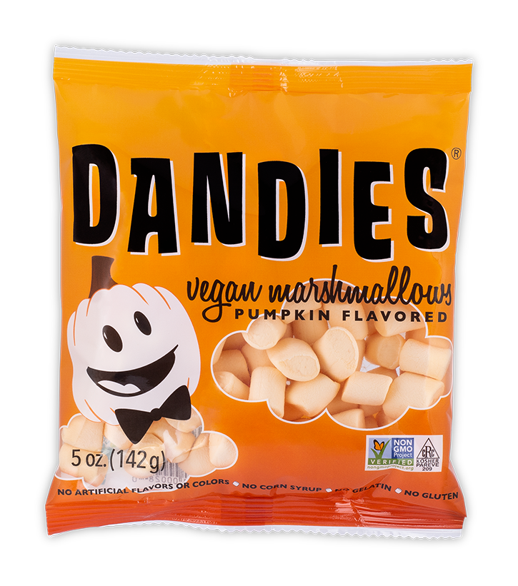 Marshmallows, Dandies, Vegan, Pumpkin (Mini)