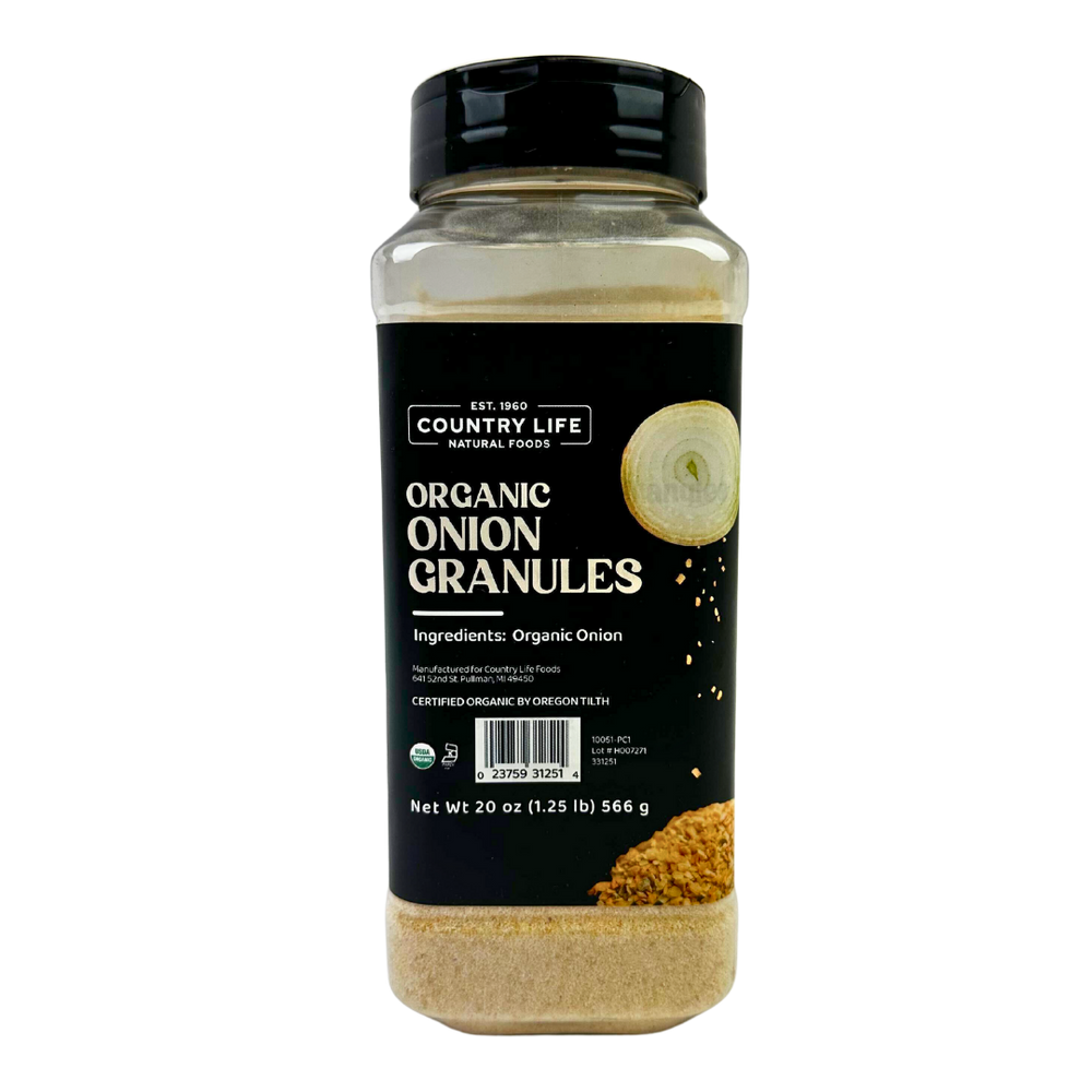 Organic Onion Granules - Country Life Natural Foods