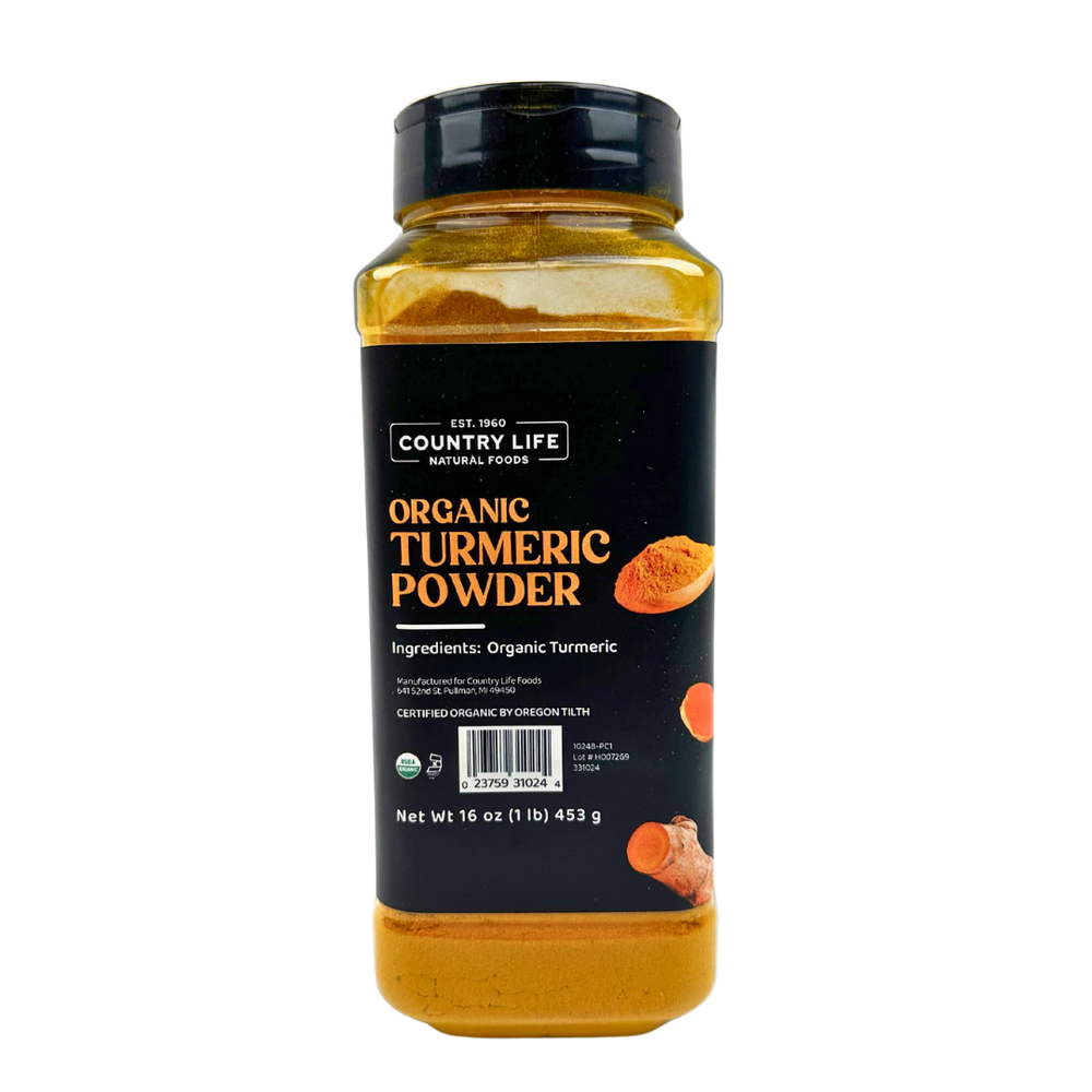 Organic Turmeric, Ground - Country Life Natural Foods