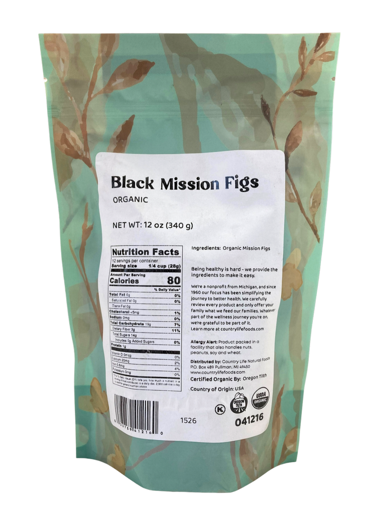
                  
                    Organic Figs, Mission, X-Choice - Country Life Natural Foods
                  
                
