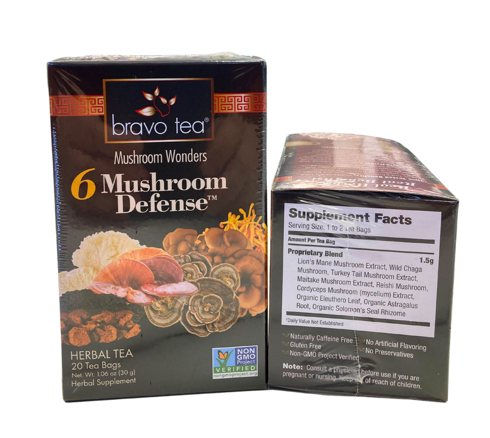 
                  
                    Bravo Mushroom Wonders Herbal Tea - Country Life Natural Foods
                  
                