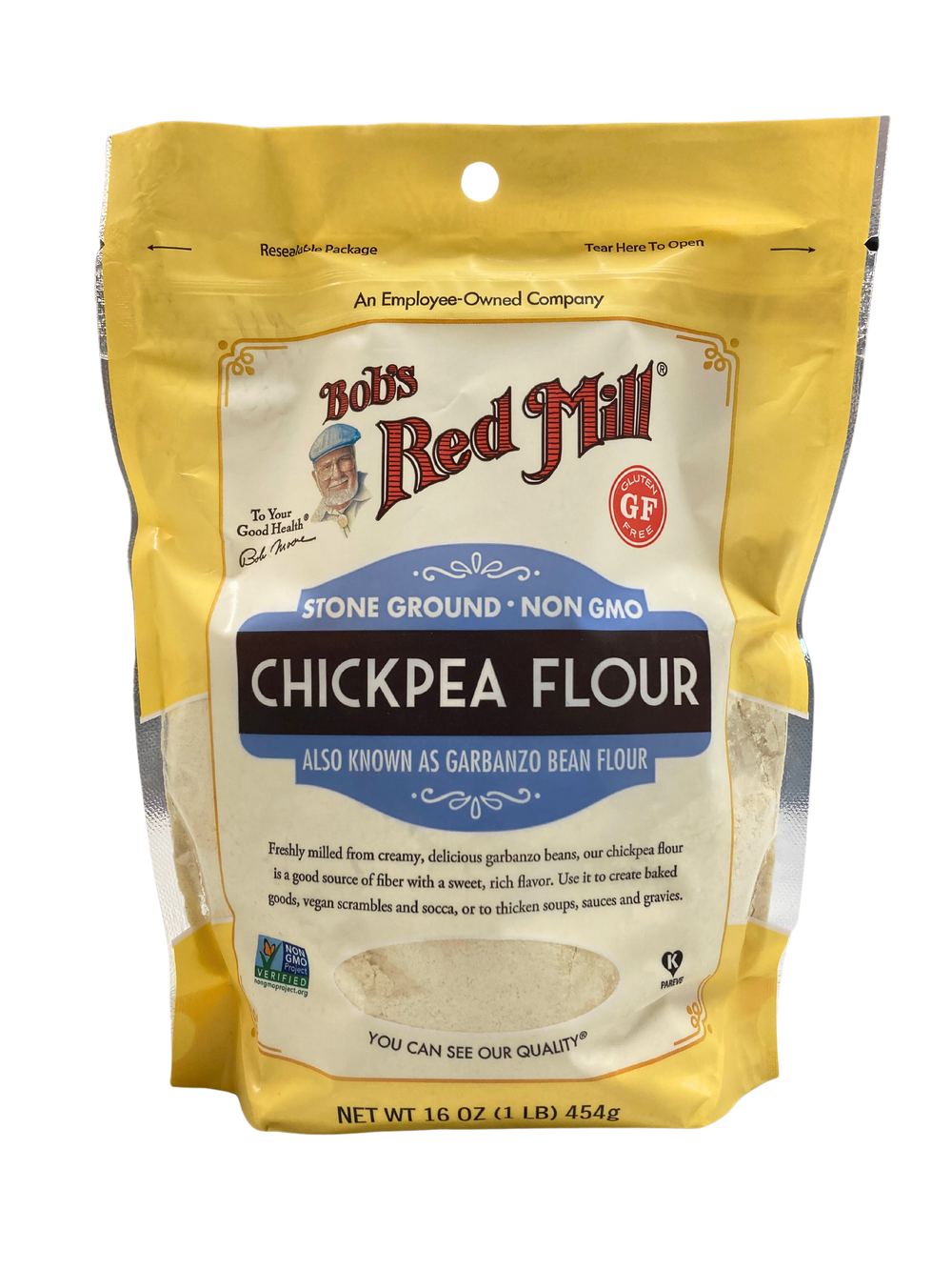 Chickpea Flour (Garbanzo Bean Flour), Gluten Free, BRM - Country Life Natural Foods