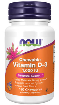 Chewable Vitamin D-3 1,000 IU - Country Life Natural Foods