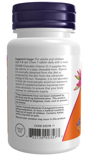 
                  
                    Chewable Vitamin D-3 1,000 IU - Country Life Natural Foods
                  
                
