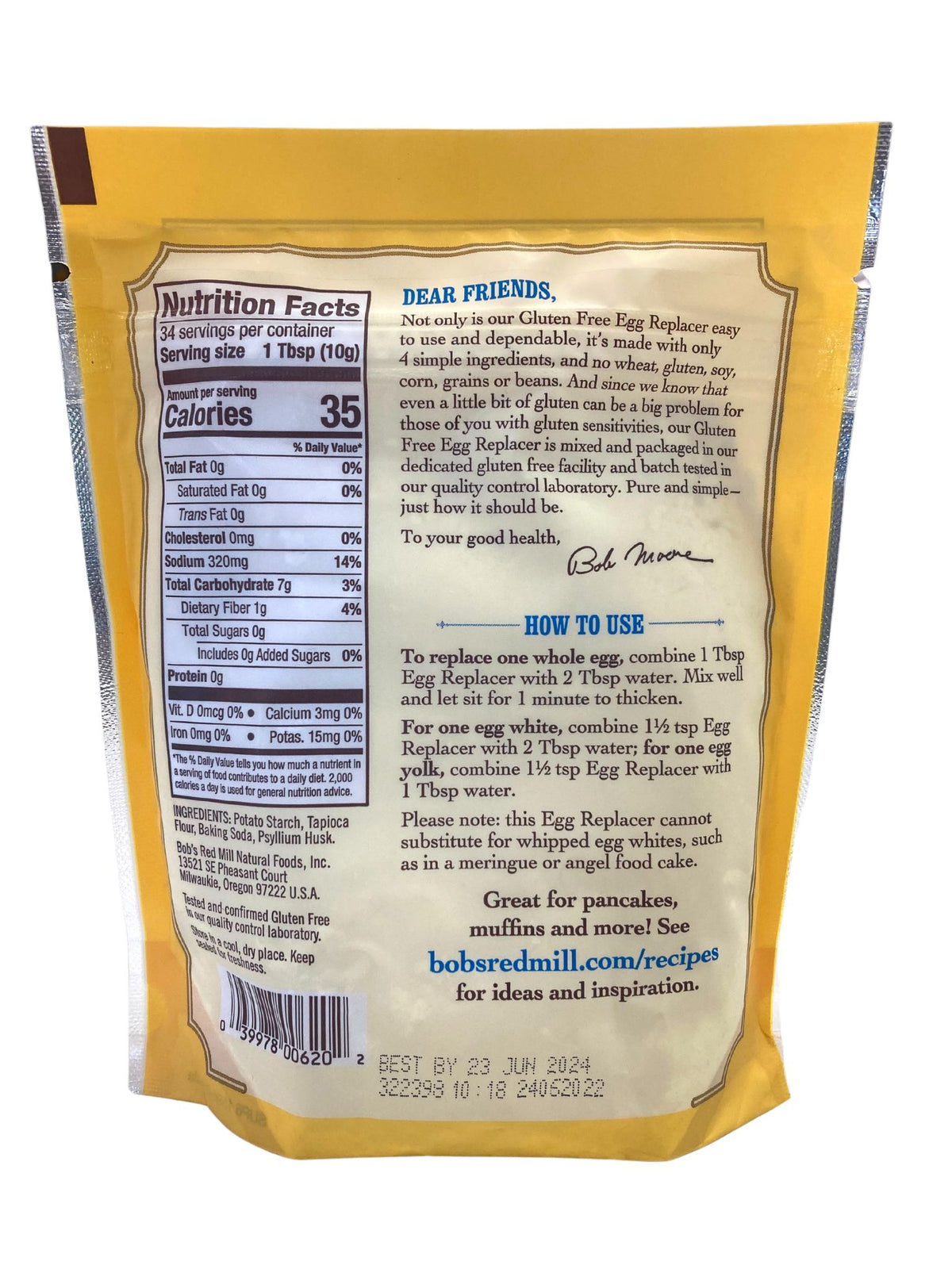 Egg Replacer, Bob's Red Mill - Country Life Natural Foods