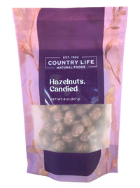Candied Hazelnuts, Large, Ennis Variety - Country Life Natural Foods
