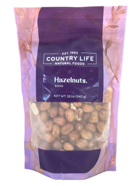 Whole Hazelnuts, Large, Ennis Variety - Country Life Natural Foods