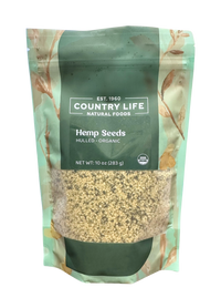 Hemp Seeds, Hulled (Organic) - Country Life Natural Foods