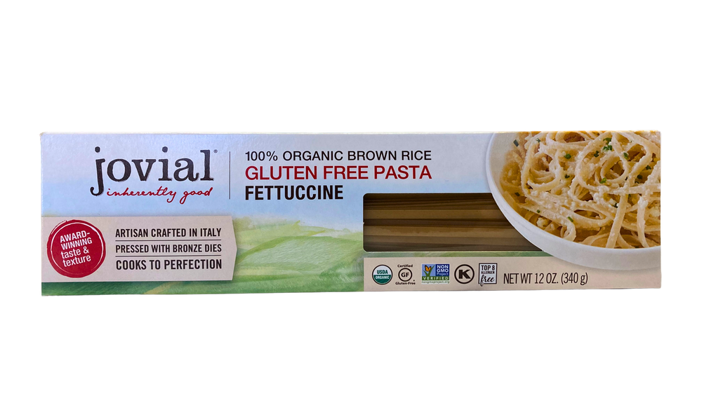 Organic Brown Rice Pasta - Fettuccine (Jovial) - Country Life Natural Foods