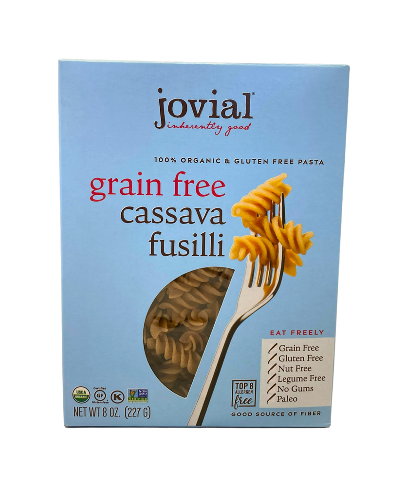 Organic Cassava Pasta - Fusilli (Jovial) - Country Life Natural Foods