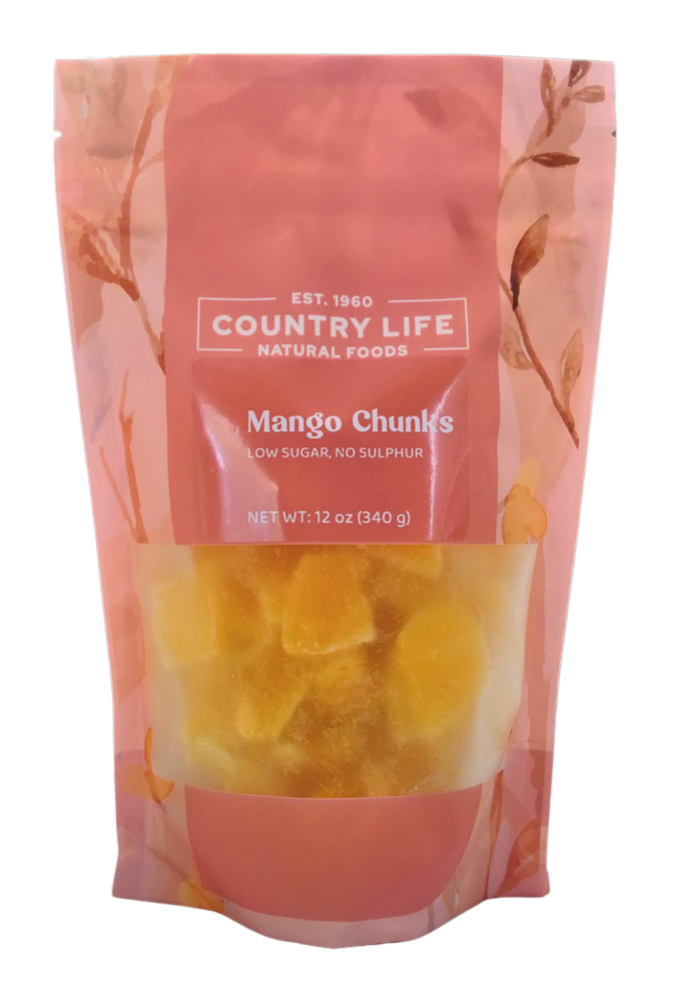 Mango Chunks, Low sugar - Imported - Country Life Natural Foods