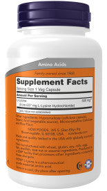 
                  
                    L-Lysine 500mg 100 Vcaps - Country Life Natural Foods
                  
                